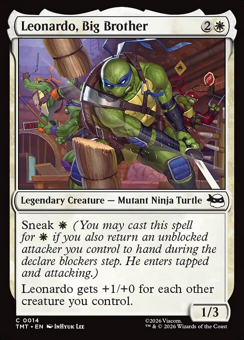 Leonardo, Big Brother - Teenage Mutant Ninja Turtles - C - 14