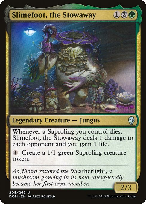 Slimefoot, the Stowaway - Prerelease Cards - U - 205