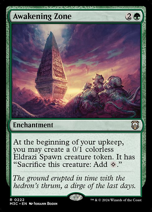 Awakening Zone (Ripple Foil) - Commander: Modern Horizons 3 - R - 222