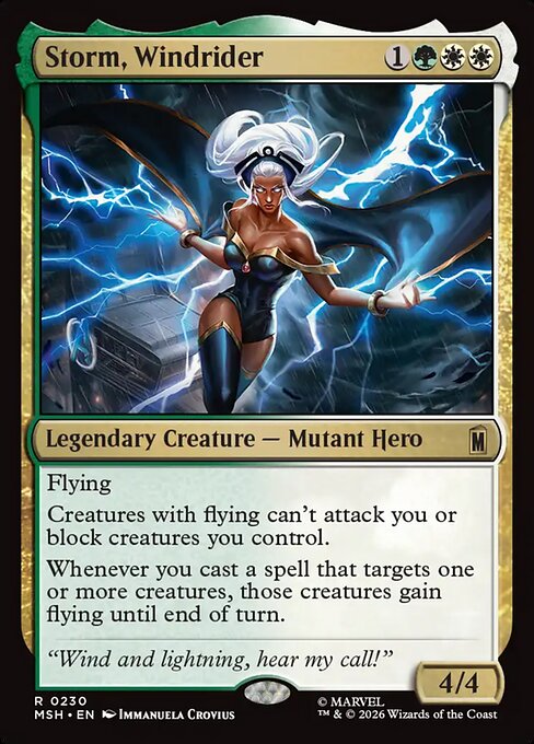 Storm, Windrider - Marvel Super Heroes - R - 230