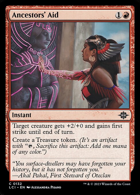 Ancestors' Aid - The Lost Caverns of Ixalan - C - 132