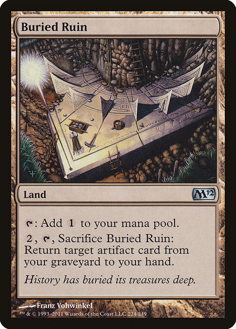 Buried Ruin - Magic 2012 (M12) - U - 224