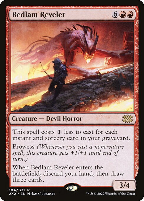 Bedlam Reveler - Double Masters 2022 - R - 104