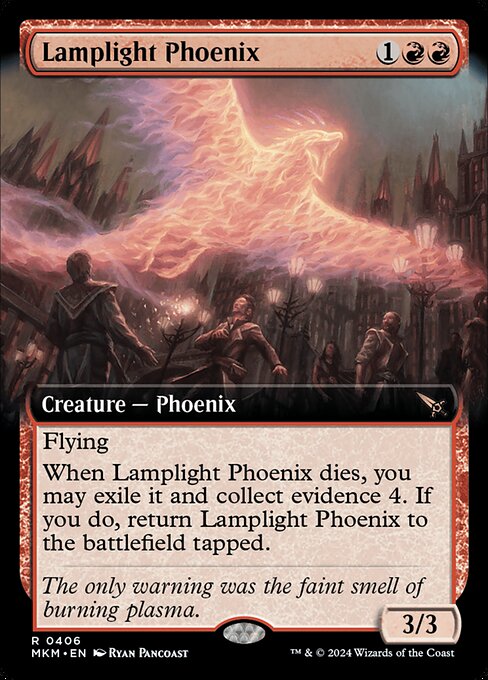 Lamplight Phoenix (Extended Art) - Murders at Karlov Manor - R - 406