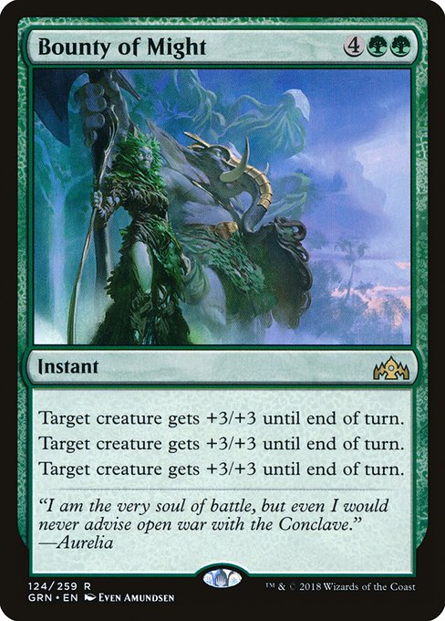 Bounty of Might - Guilds of Ravnica - R - 124