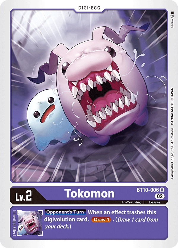 Tokomon - Xros Encounter - Uncommon - BT10-006 U