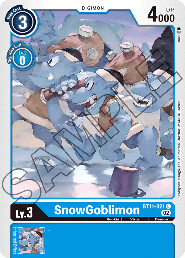 SnowGoblimon - Dimensional Phase - Common - BT11-021 C