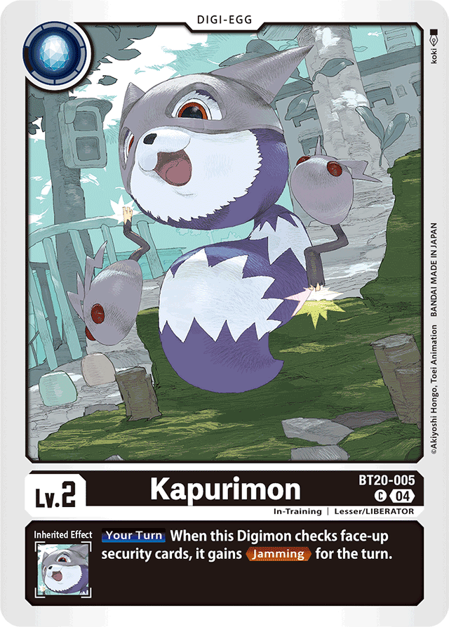 Kapurimon - Release Special Booster 2.5 - Common - BT20-005 C