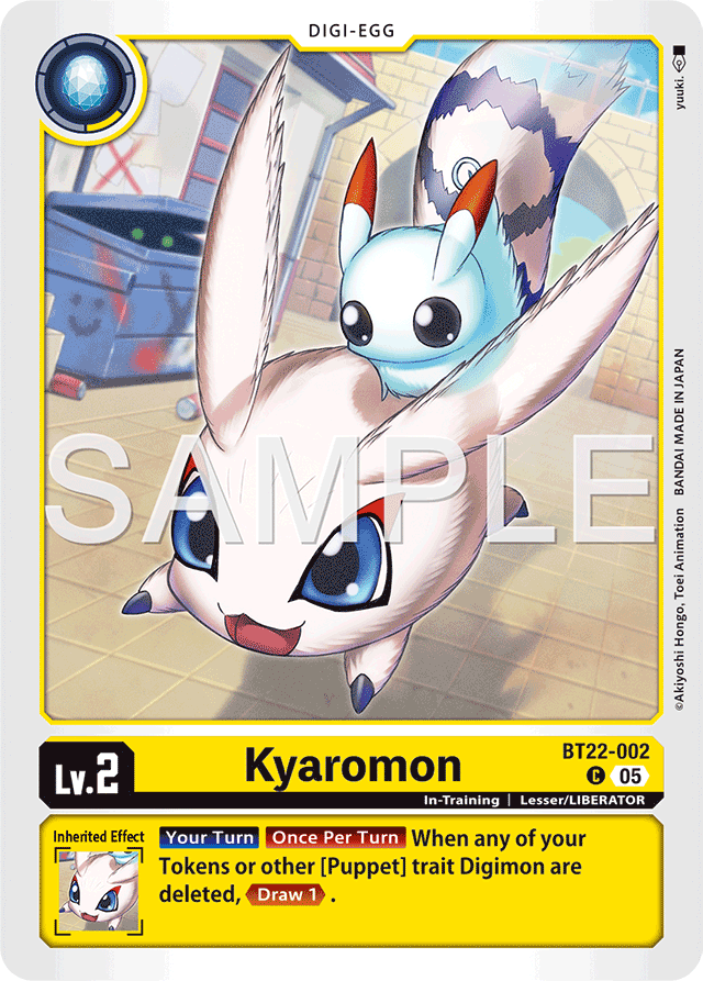 Kyaromon - Cyber Eden - Common - BT22-002 C