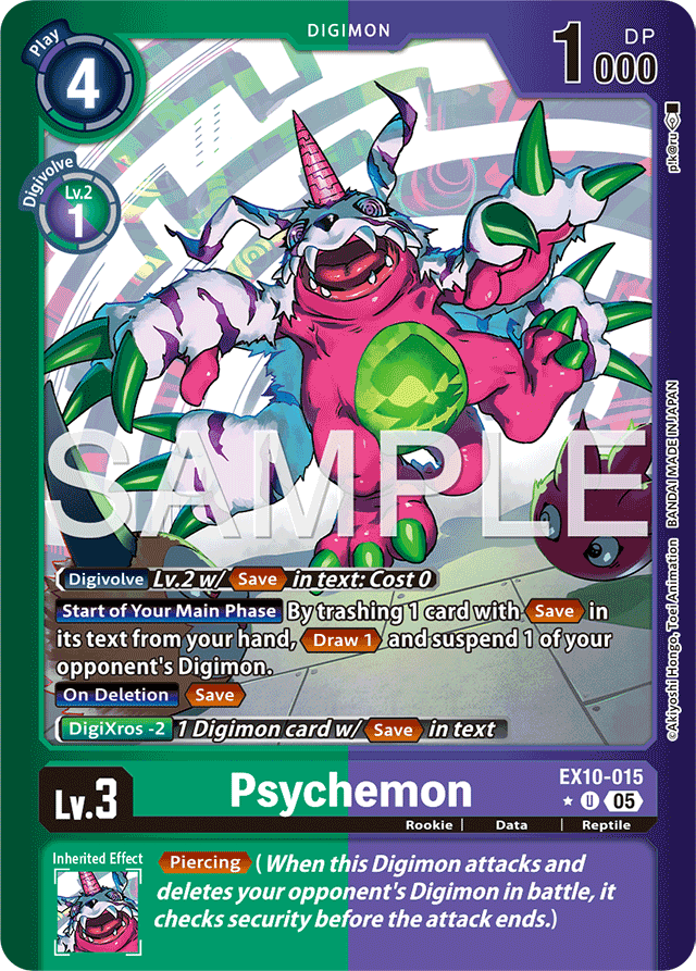 Psychemon (Limited Foil) - Sinister Order - Uncommon - EX10-015 U
