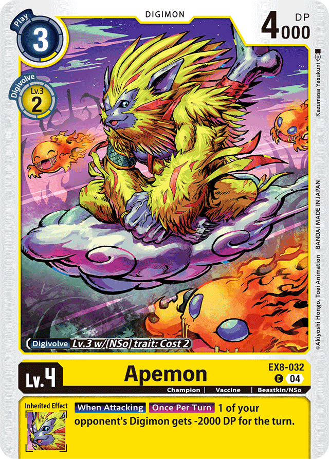 Apemon - Chain of Liberation - Common - EX8-032 C