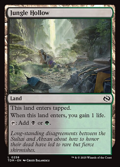 Jungle Hollow - Tarkir: Dragonstorm - L - 258