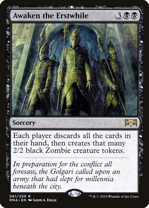 Awaken the Erstwhile - Ravnica Allegiance - R - 61