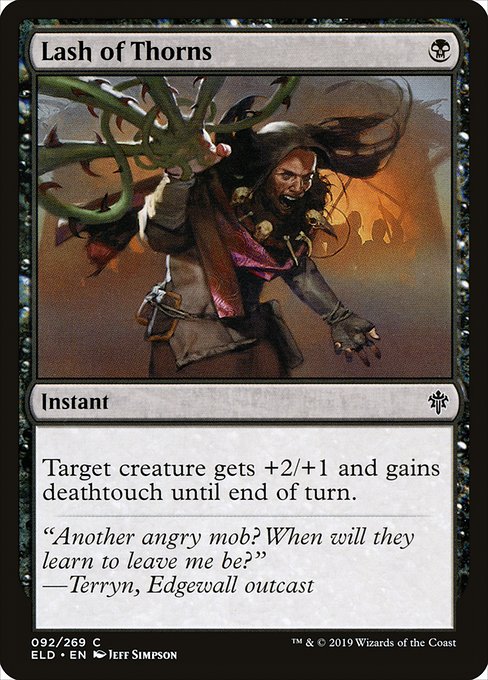 Lash of Thorns - Throne of Eldraine - C - 92