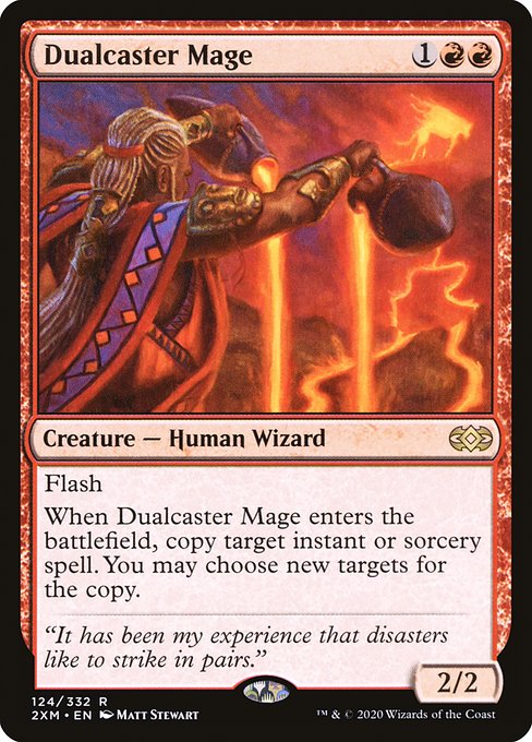 Dualcaster Mage - Double Masters - R - 124