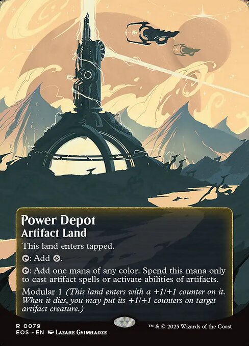 Power Depot (0079) (Borderless) - Edge of Eternities: Stellar Sights - R - 79