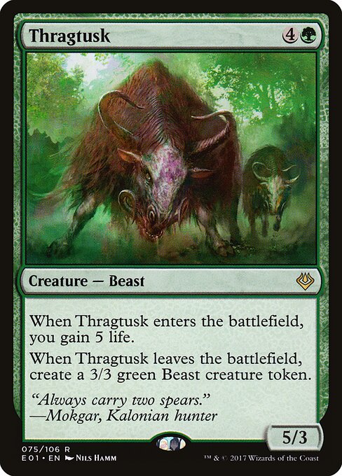 Thragtusk - Archenemy: Nicol Bolas - R - 75