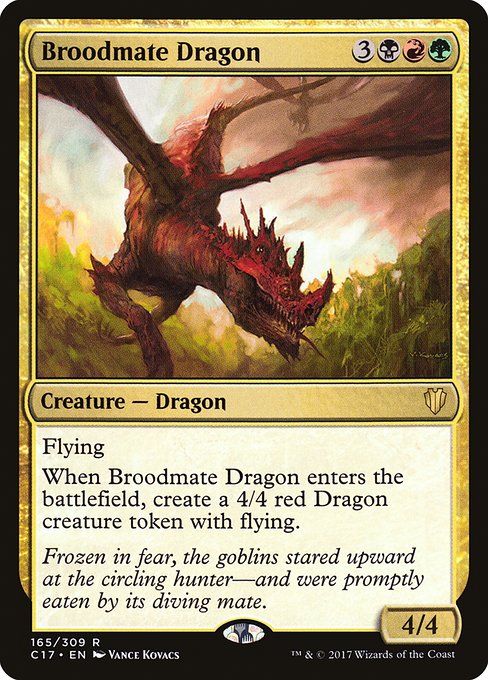 Broodmate Dragon - Commander 2017 - R - 165
