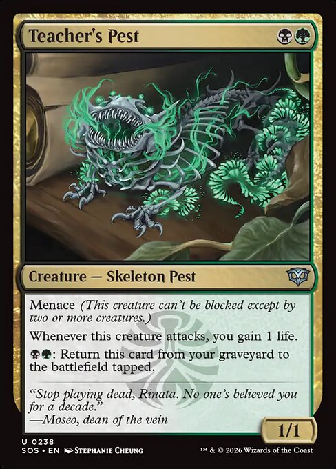 Teacher's Pest - Secrets of Strixhaven - U - 238