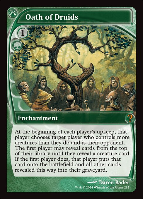 Oath of Druids (Future Sight) - Mystery Booster 2 - M - 212