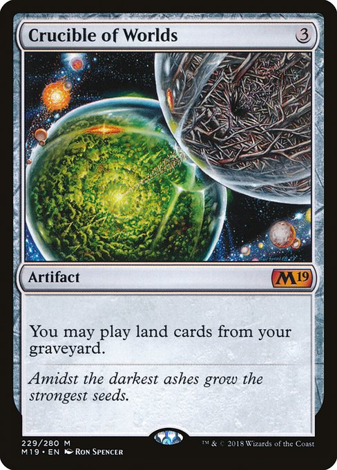Crucible of Worlds - Core Set 2019 - M - 229