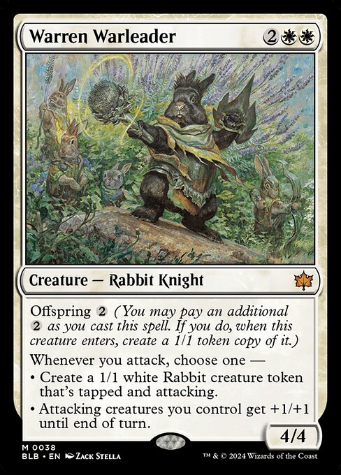 Warren Warleader - Promo Pack: Bloomburrow - M - 38