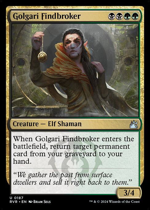 Golgari Findbroker - Ravnica Remastered - U - 187