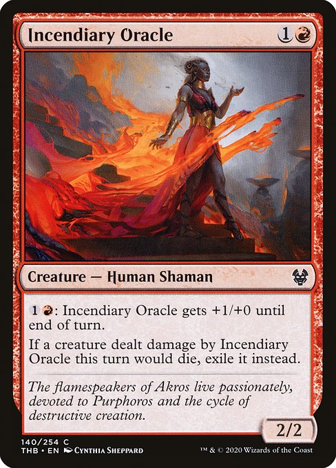 Incendiary Oracle - Theros Beyond Death - C - 140