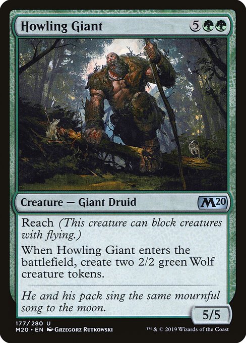 Howling Giant - Core Set 2020 - U - 177