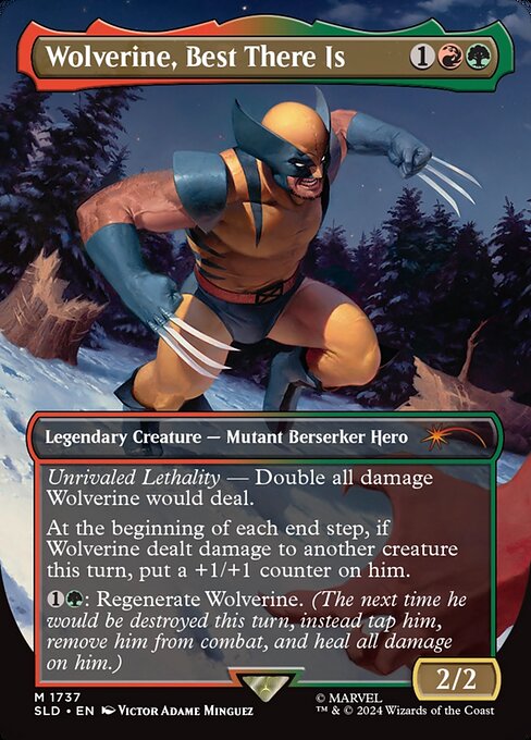 Wolverine, Best There Is (Rainbow Foil) - Secret Lair Drop Series - M - 1737