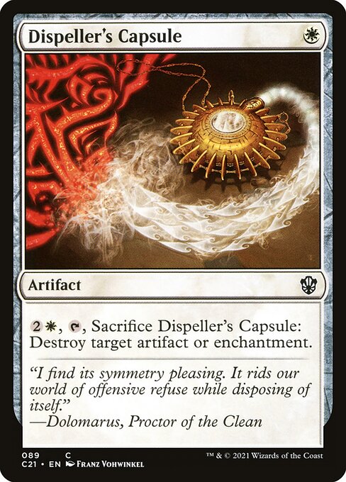 Dispeller's Capsule - Commander 2021 - C - 89