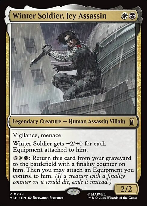 Winter Soldier, Icy Assassin - Marvel Super Heroes - R - 239