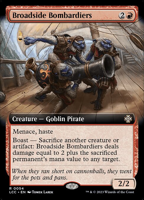 Broadside Bombardiers (Extended Art) - Commander: The Lost Caverns of Ixalan - R - 54
