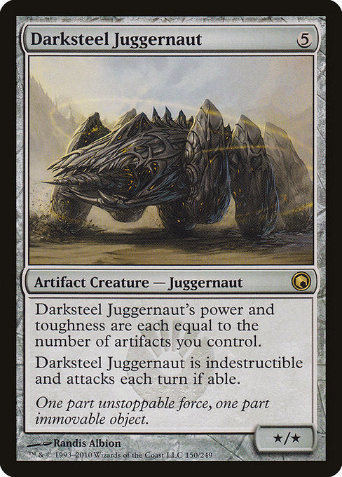 Darksteel Juggernaut - Scars of Mirrodin - R - 150