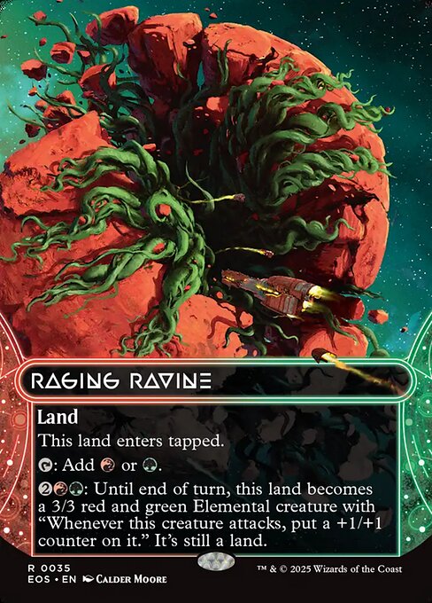 Raging Ravine (0035) (Borderless) - Edge of Eternities: Stellar Sights - R - 35