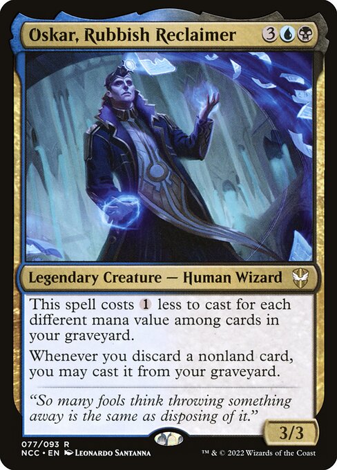 Oskar, Rubbish Reclaimer - Commander: Streets of New Capenna - R - 77