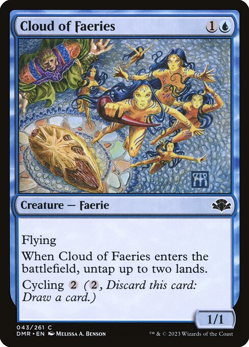 Cloud of Faeries - Dominaria Remastered - C - 43