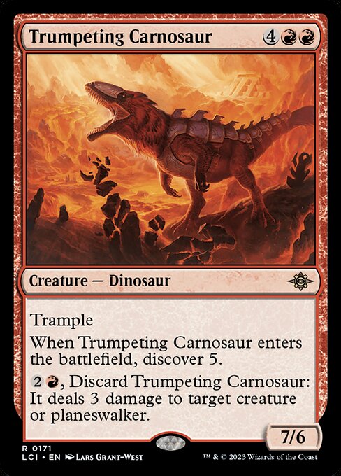 Trumpeting Carnosaur - The Lost Caverns of Ixalan - R - 171