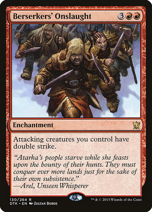 Berserkers' Onslaught - Dragons of Tarkir - R - 130