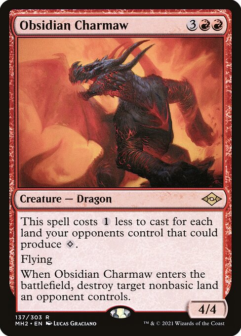 Obsidian Charmaw - Modern Horizons 2 - R - 137