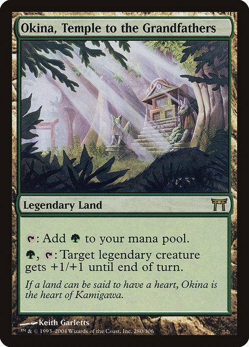 Okina, Temple to the Grandfathers - Champions of Kamigawa - R - 280