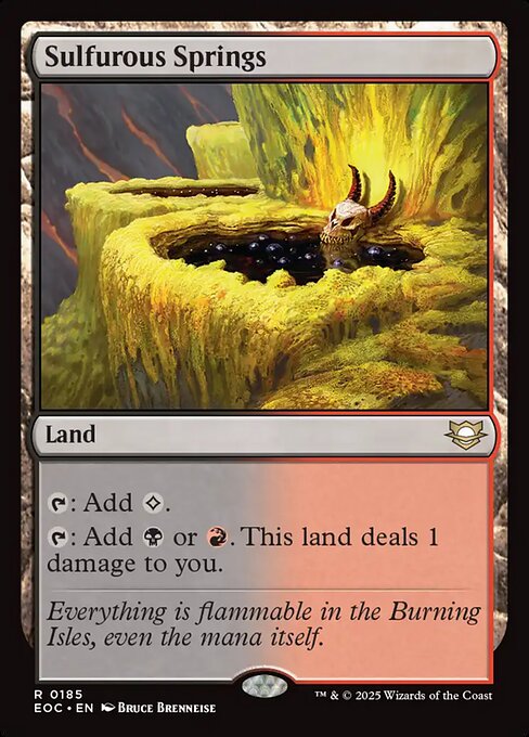 Sulfurous Springs - Commander: Edge of Eternities - R - 185