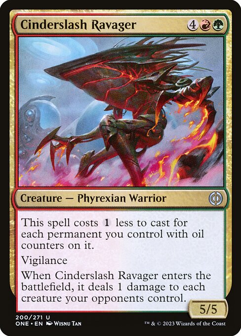 Cinderslash Ravager - Phyrexia: All Will Be One - U - 200