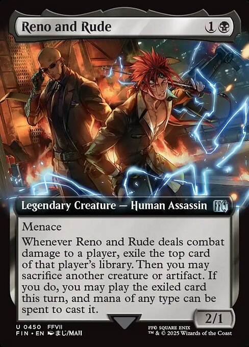 Reno and Rude (Extended Art) - FINAL FANTASY - U - 450