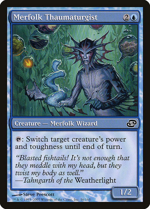 Merfolk Thaumaturgist - Planar Chaos - C - 56