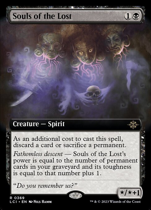 Souls of the Lost (Extended Art) - The Lost Caverns of Ixalan - R - 369