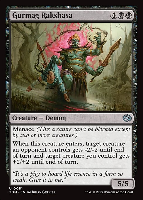Gurmag Rakshasa - Tarkir: Dragonstorm - U - 81