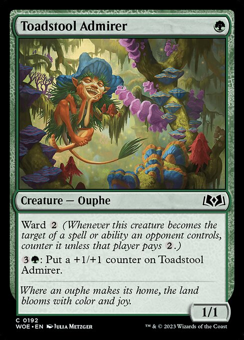 Toadstool Admirer - Wilds of Eldraine - C - 192