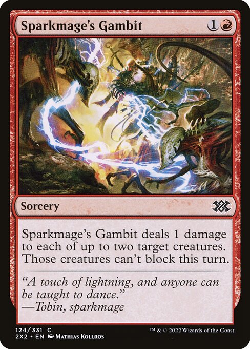 Sparkmage's Gambit - Double Masters 2022 - C - 124