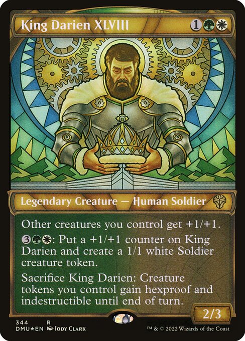 King Darien XLVIII (Textured Foil) - Dominaria United - R - 344